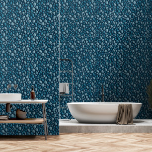 Papel Pintado Estanques asimétricos turquesa