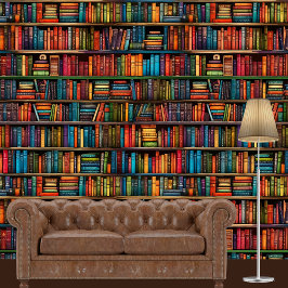 Papel Pintado Esterlinas de biblioteca