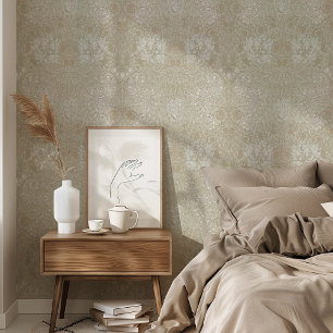 Papel Pintado Estilo victoriano de Honeysuckle William Morris