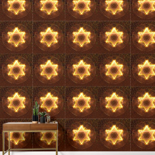 Papel Pintado Estrella de David fractal Starfire