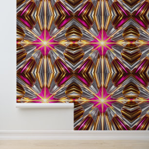 Papel Pintado Estrella de disco brillante estriba auto-adhesiva