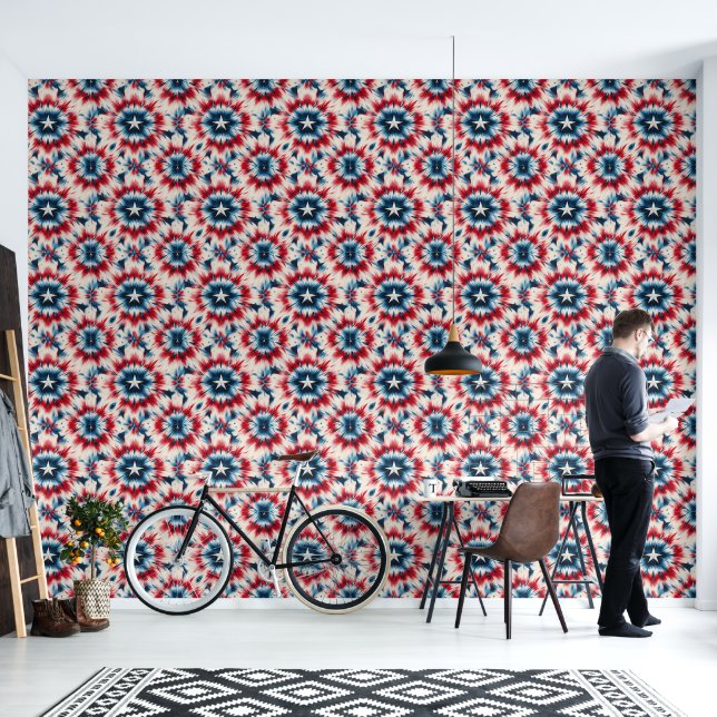 Papel Pintado Estrella de EE. UU. (Sala de estar)