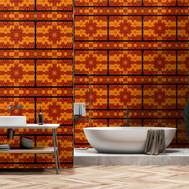 Papel Pintado Estrella dorada del prado (Baño)
