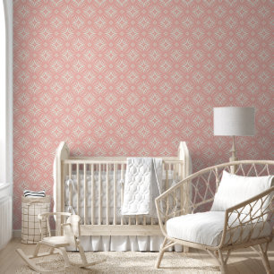 Papel Pintado Estrella infiniti rosa y crema de Rubor