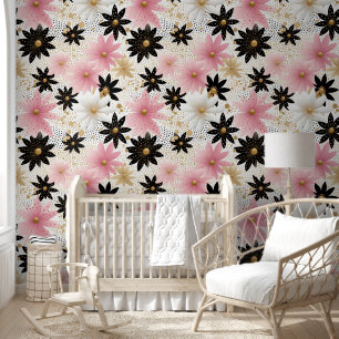 Papel Pintado Estrellas de niñas pequeñas con estampado de guard
