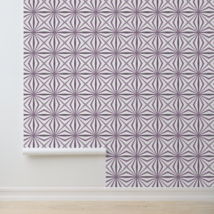 Papel Pintado Estrellas geométricas patrones de tonos púrpuras b