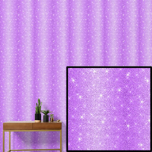 Papel Pintado Estrellas moradas oscuras mediterráneas claras con