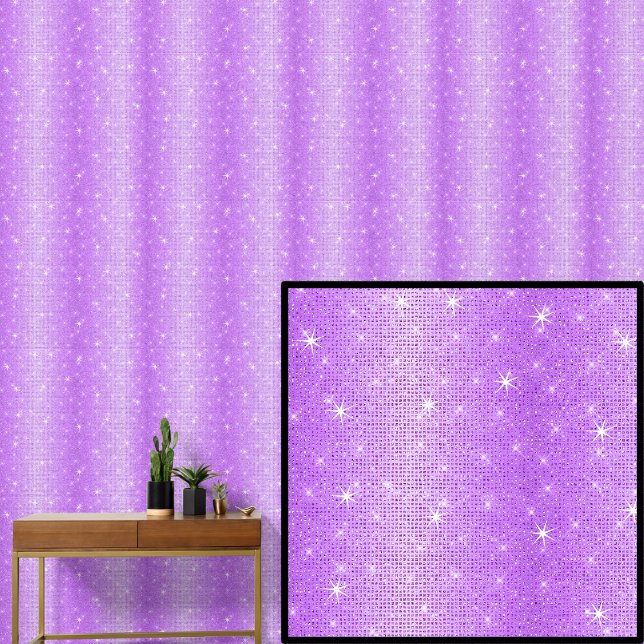 Papel Pintado Estrellas moradas oscuras mediterráneas claras con (Subido por el creador)