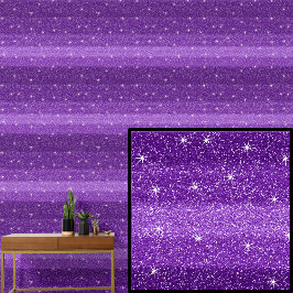 Papel Pintado Estrellas moradas oscuras mediterráneas claras con