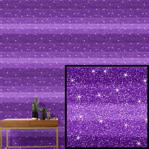 Papel Pintado Estrellas moradas oscuras mediterráneas claras con