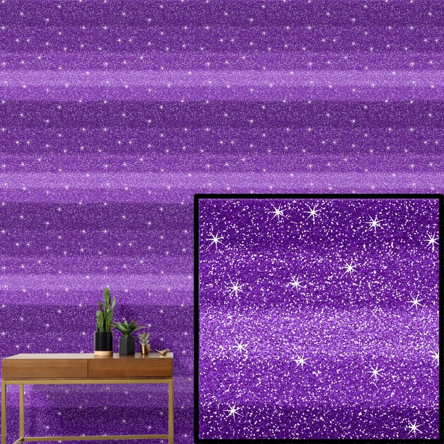 Papel Pintado Estrellas moradas oscuras mediterráneas claras con (Subido por el creador)