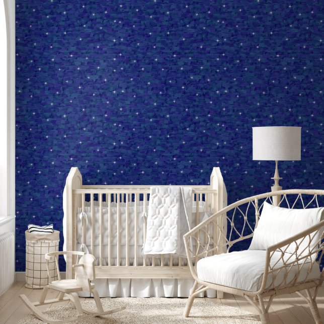 Papel Pintado Estrellas retro abstractas modernas (Niños)
