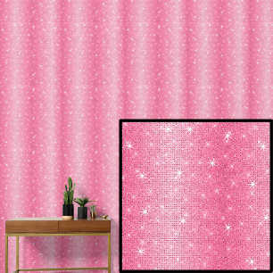 Papel Pintado Estrellas rosas rojas oscuras y mediterráneas