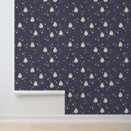 Papel Pintado Estrellas y espárragos adornan la cáscara y el pal