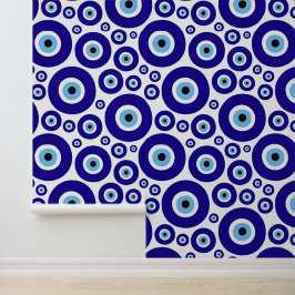 Papel Pintado Evil Eye Pattern, Greek Eye, Turkish Eye, Nazar