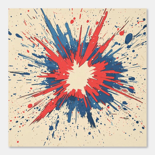 Papel Pintado Explosión de arte pop de estilo cómico (5) (Anverso)