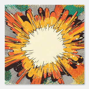 Papel Pintado Explosión de arte pop de estilo cómico (6)