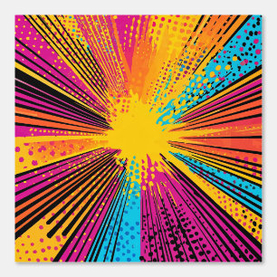 Papel Pintado Explosión de arte pop de estilo cómico (9)