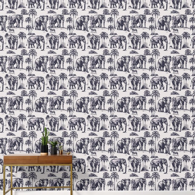 Papel Pintado Familia Elephant (Pasillo)