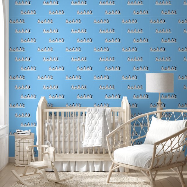 Papel Pintado Familia Penguin (Niños)