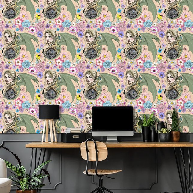 Papel Pintado Fantasía de Elf Warrior Dragon (Subido por el creador)