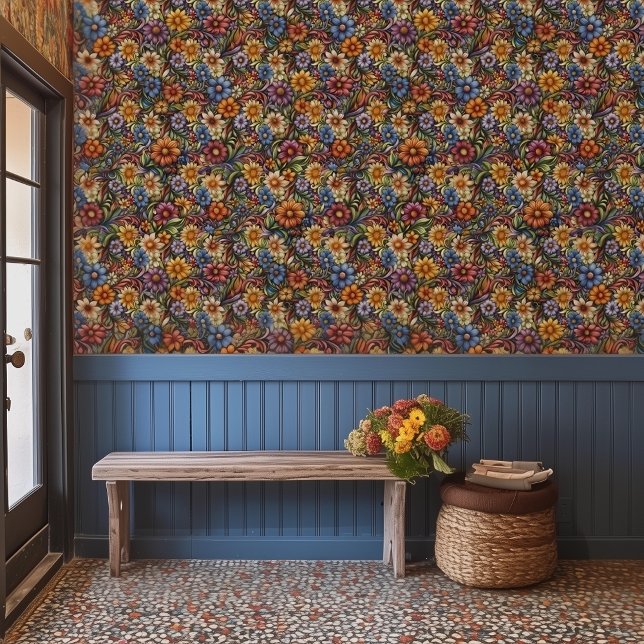 Papel Pintado Fantasía floral (Subido por el creador)