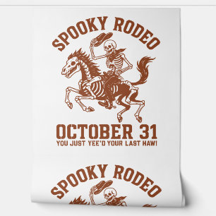 Papel Pintado Fantasma Rodeo Halloween Octubre 31