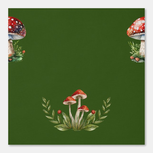 Papel Pintado Fantasy Mushrooms (Anverso)