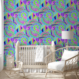 Papel Pintado Fantasy Paisley Ornamentos Seamless Pattern 1