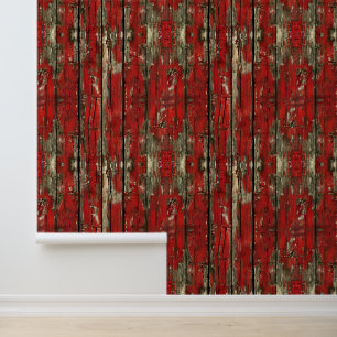 Papel Pintado Faux Country patrón de madera de baldosas