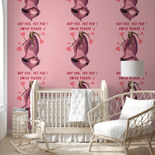 Papel Pintado Feliz Personalizado luso lúdico texto divertido