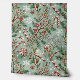 Papel Pintado Festive Christmas Winter Wonderland Pattern