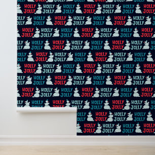 Papel Pintado Festividades de Navidades de Snowman