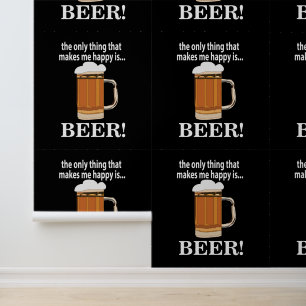 Papel Pintado Fiesta de cerveza divertida bebiendo cerveza