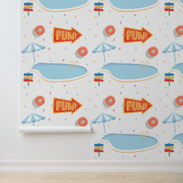 Papel Pintado Fiesta de fondo de diversión de verano