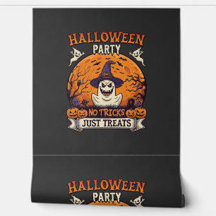 Papel Pintado Fiesta de Halloween Sin Trucos Solo Golosinas Fant