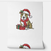 Fiesta de Navidad Decoración Perro de Pitbull