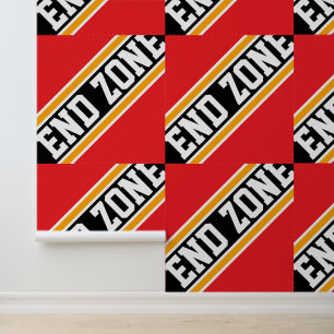 Papel Pintado FINAL ZONE Tiled Fun brillante rojo amarillo negro