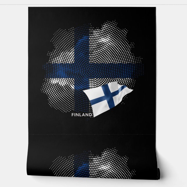 Papel Pintado Finland flag (Desenrollar)