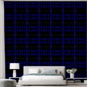 Papel Pintado Fire Lotus Midnight Blue 2