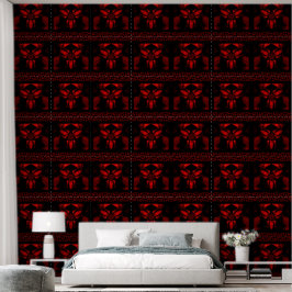 Papel Pintado Fire Lotus Red 1