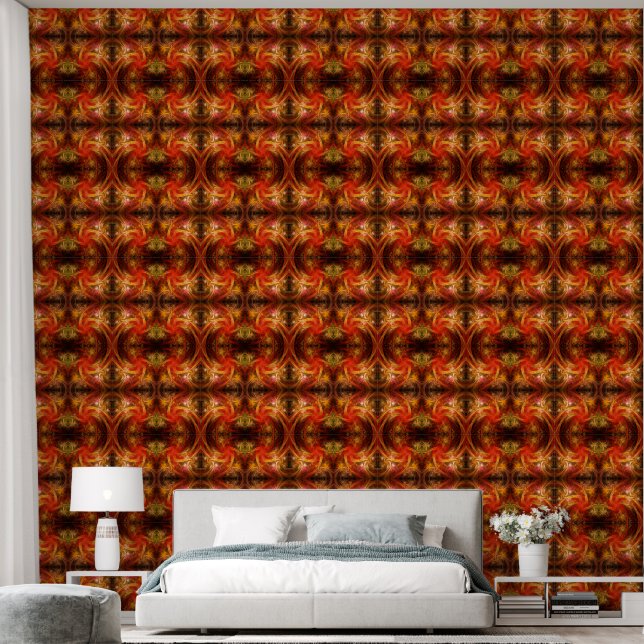 Papel Pintado Firestorm Nova Resumen Arte (Dormitorio)