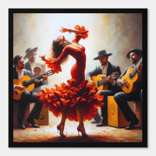 Papel Pintado Flamenco Dancer Banda de música española