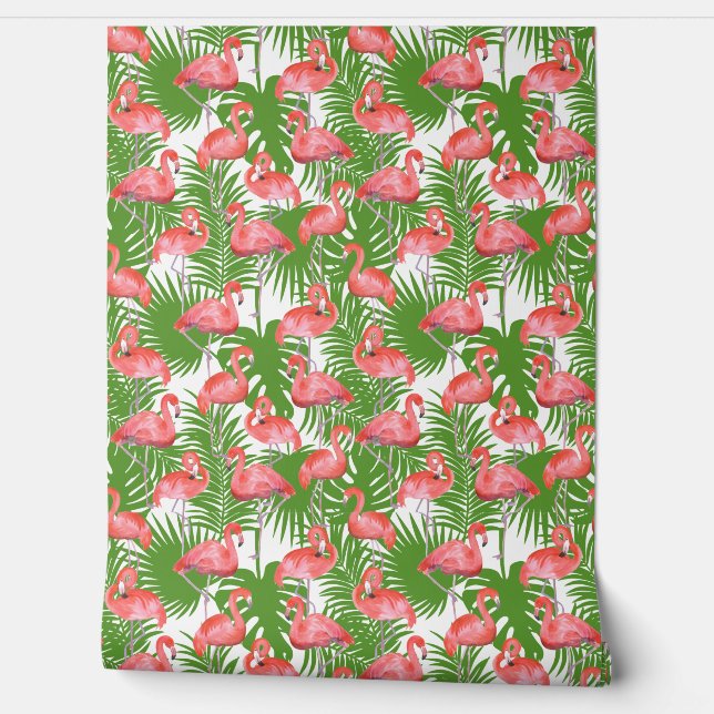 Papel Pintado Flamingo (Desenrollar)