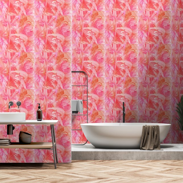 Papel Pintado Flamingo rosa (Baño)