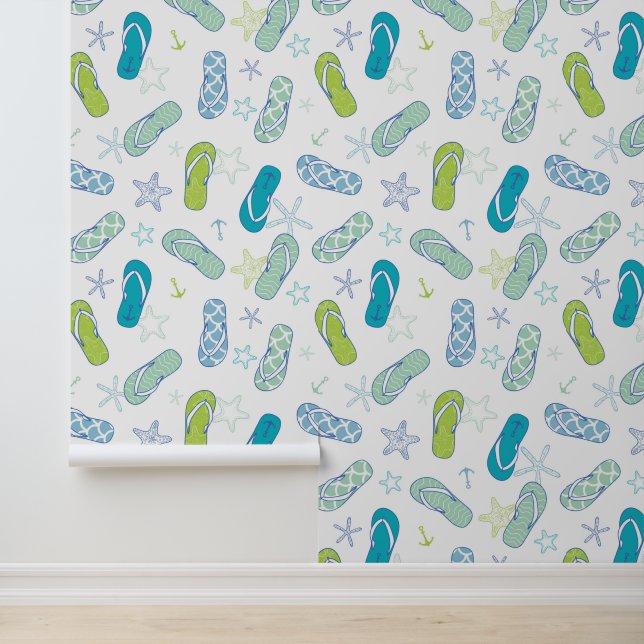 Papel Pintado Flip Flop Pattern (Solicitud)
