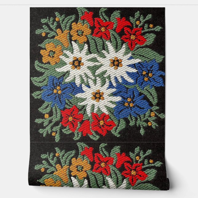 Papel Pintado Flor alpina suiza Edelweiss (Desenrollar)