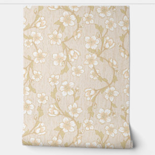 Papel Pintado Flor botánica moderna