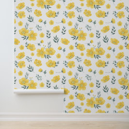 Papel Pintado Flor de Amapola