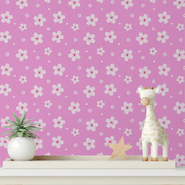 Papel Pintado Flor de cerezo rosa despegar y pegar